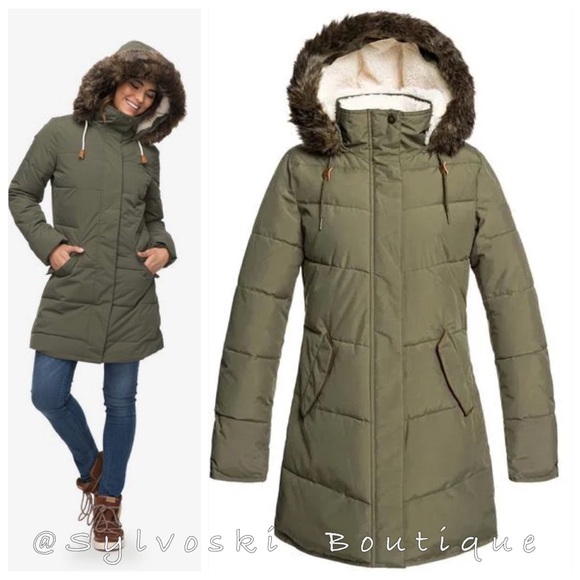 Roxy Jackets & Blazers - 🔥Roxy 5K - Waterproof Longline Hooded Jacket NWT